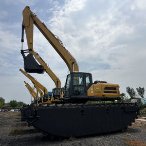 XE220GS Excavatrice hydraulique <span class=keywords><strong>à</strong></span> débit positif pour travaux en zone humide, avec godet grappin en option, machine de remise en état des marais - Product Image 4