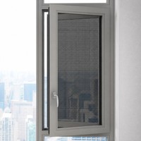 Système de fenêtres à battants modernes en aluminium, triple joint, rupture de pont thermique, double vitrage, isolation thermique, pour villas de luxe