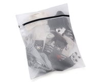 Vente en gros Nylon Polyester personnalisé en vrac carré 7 pièces vêtements Lingerie soutien-gorge filet de lavage maille sac à linge avec fermeture éclair tissu de lavage
