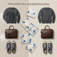 Déshydratant ultra-absorbant direct usine pour chaussures, sacs et boîtes à chaussures – Anti-humidité, écologique, anti-fuite, vente en gros