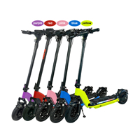 Scooter électrique pliable à deux roues, étanche, moteur 500W, lumières LED, batterie au lithium, contrôle par application, portable et léger
