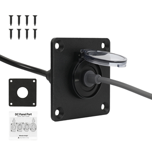 <span class=keywords><strong>Panneau</strong></span> mural étanche en aluminium <span class=keywords><strong>pour</strong></span> passage de câbles DC, compatible avec Starlink Mini, <span class=keywords><strong>pour</strong></span> <span class=keywords><strong>camping</strong></span>-<span class=keywords><strong>car</strong></span> et bateau - Product Image 1