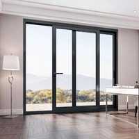 Ventana abatible de aleación de aluminio sellada a prueba de viento, con doble acristalamiento y aislamiento térmico para instalación en balcones residenciales de gran altura.