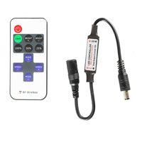 Contrôleur d'enseignes au néon LED 12V36A avec télécommande mini gradateur pour enseigne LED