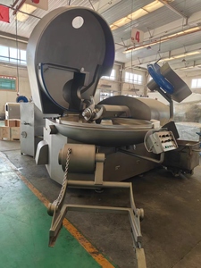 Coupe-vacuum industriel commercial pour viande 550L, mélangeur automatique de viande pour saucisses, hachoir à grande vitesse, mélangeur de découpe - Product Image 6
