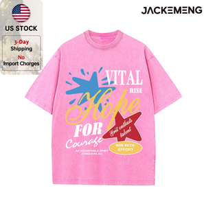T-shirt Oversize Rétro Streetwear Vital Hope <span class=keywords><strong>Courage</strong></span> – Entrepôt Local USA – Vente en Gros Hip Hop Manches Courtes - Product Image 4