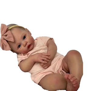 Vente en gros <span class=keywords><strong>Reborn</strong></span> Dolls Toddler Soft Silicone Full Body 50cm Bebe <span class=keywords><strong>Reborn</strong></span> Doll Can Bath pour bébé Toy - Product Image 1