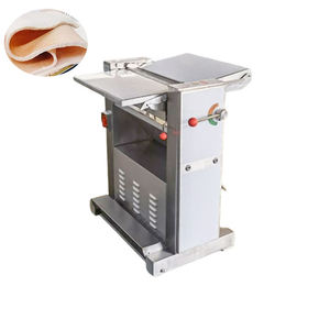 Rebanadora de carne semiautomática con cuchilla de acero inoxidable, grosor ajustable de 2,5 mm a 15 mm, para equipos de procesamiento de carne fresca - Product Image 2