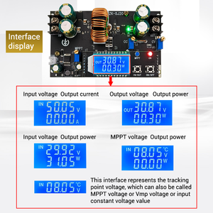 Zk-SJ20 300W High Power Boost Power Module Ondersteunt Solar Mppt Ingang 7V-80V <span class=keywords><strong>Output</strong></span> 1.4V-79V Current 20a Step-Down Power Module - Product Image 4