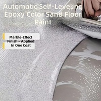 Résine époxy auto-nivelante antidérapante avec sable coloré, revêtement de sol haute dureté, peinture pour meubles, application au pinceau pour garage et atelier