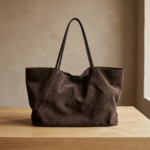 Pochette décontractée pour femme en cuir véritable BS INTERNATIONAL, couleur noire, deux sangles, fermeture à glissière, imperméable, durable, grande capacité - Product Image 5