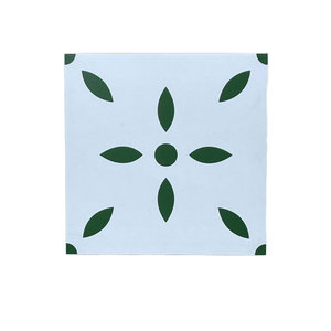 Mattonelle per pavimenti in porcellana color porcellanato piccolo stile floreale 300mm 300x mm bianco venato verde scuro - Product Image 6