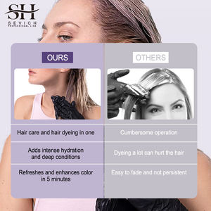 Campione gratuito maschera <span class=keywords><strong>per</strong></span> <span class=keywords><strong>capelli</strong></span> semipermanente <span class=keywords><strong>per</strong></span> tintura Kit di colori <span class=keywords><strong>per</strong></span> <span class=keywords><strong>capelli</strong></span> <span class=keywords><strong>colore</strong></span> più maschera <span class=keywords><strong>per</strong></span> <span class=keywords><strong>capelli</strong></span> - Product Image 2