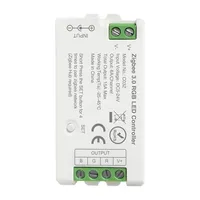 Contrôleur de bande LED intelligent Tuya Zigbee RGBW RGBCCT PWM Dimmer 360W Charge maximale compatible avec Alexa Google Assistant
