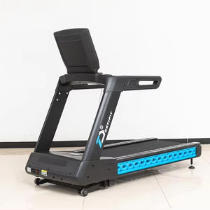 Tapis roulant de marche motorisé commercial Fitness Heavy Duty Running Machine avec bouton et écran LED pour le suivi des calories en salle de sport - Product Image 1