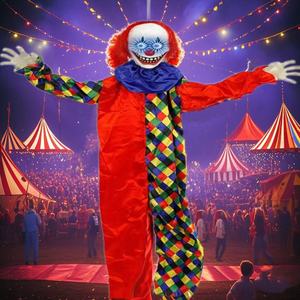 LIAONING AROMA tamaño real Peeping <span class=keywords><strong>Clown</strong></span> Animatronics colgante accesorios de decoración de <span class=keywords><strong>Halloween</strong></span> para decoraciones de fiesta <span class=keywords><strong>Halloween</strong></span> - Product Image 1