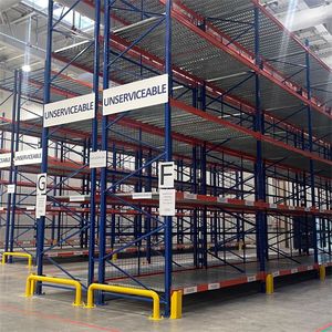 Industriële Magazijn Opslag Zware Dubbele Diepe Vna Selectieve <span class=keywords><strong>Pallet</strong></span> Rack Staal Plastic Balk Rack Lading Opslagapparatuur - Product Image 1