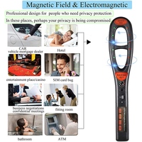 Detector GPS de mano para coche, Detector de cámara inalámbrica, Detector de señal inalámbrica, GPS, sensor de señal de campo magnético fuerte para seguridad
