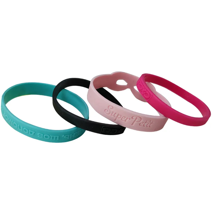 Silicone personnalisé Alerte Allergie Enfant Perdu Enfants Charme Bracelet Bracelet