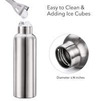 Gobelet thermique isolé sous vide en acier inoxydable 304 à double paroi pour les boissons chaudes/froides de 12 à 34 oz