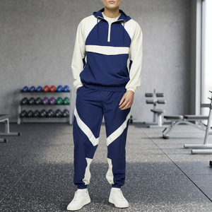 Ensemble de survêtement d'hiver unisexe OEM en coton 2024, coupe-vent réfléchissant personnalisé, polaire respirant, pour la randonnée et le jogging - Product Image 3