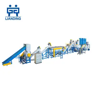 Recyclable Waste PET Plastic Bottle Washing Recycling Line