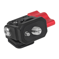 Support de fixation universel à dégagement rapide Feichao avec vis Arri 1/4 et griffe froide pour caméra vidéo, reflex, moniteur, trépied et rotule inclinable