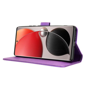 Cartera de lujo con patrón de diamantes, funda de teléfono con Tapa de cuero PU para itel S25 Ultra 4G - Product Image 4