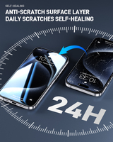 Protection d'écran en verre trempé HD 9H de qualité supérieure pour téléphone portable avec couverture intégrale anti-rayures et anti-traces de doigts