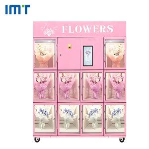 ตู้ทำดอกไม้สด10ช่องสำหรับแช่เย็นและบริการตนเองตู้จำหน่ายช่อดอกไม้ทางเข้ารถไฟใต้ดิน - Product Image 3