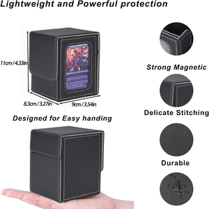 Última Caja de Almacenamiento Multifunción Industrial de Cuero Sintético al por Mayor para Tarot (1800+ cartas) para <span class=keywords><strong>Onmyoji</strong></span>, con Logotipo Personalizado y Embalaje de Regalo - Product Image 6