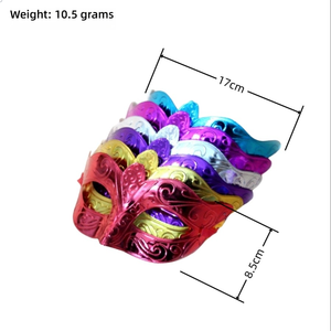 Grossistes en ligne Masques de fête de mariage de carnaval d'Halloween de style vénitien pour hommes et femmes Masque de bal de Noël Costume de mascarade - Product Image 4