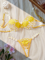 Ensemble de soutien-gorge en maille Daisy pour femmes