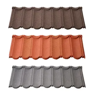 Sand Sun Colorful Stone Coated Metal Roofing Tile