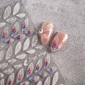 Calcomanías de <span class=keywords><strong>Uñas</strong></span> con Alas de Mariposa en Relieve 3D, Autoadhesivas, para Decoración de <span class=keywords><strong>Uñas</strong></span>, Venta Caliente 2026 - Product Image 6