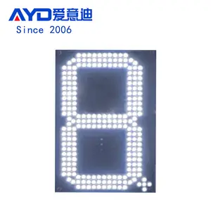 HIDLY Super Bright 10 Inch White Oblique Led Digital Boards Factory directly