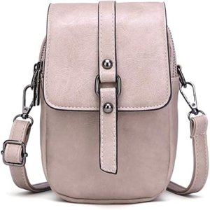 <b>Small</b> PU Leather Shoulder Purse Compact Crossbody <b>Handbag</b> with Adjustable Strap for Women Daily Use - Product Image 5
