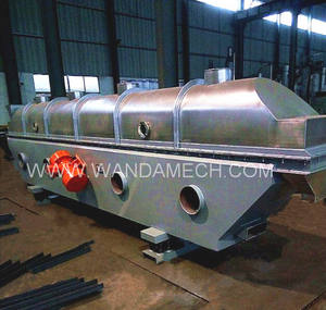 Endüstriyel paslanmaz çelik SS304 gıda sanayi sodyum glukonat titreşim sıvı yatak kurutma makinesi - Product Image 3