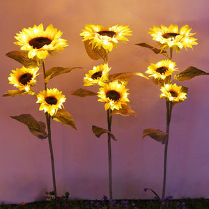 <span class=keywords><strong>Luces</strong></span> LED de <span class=keywords><strong>Jardín</strong></span> con Forma de Girasol, Impermeables IP44 <span class=keywords><strong>para</strong></span> Exteriores, <span class=keywords><strong>para</strong></span> Decoración de Paisajes Navideños - Product Image 3