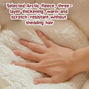 Grenz überschreitende neue Haustier produkte Vertikales Plüsch-rundes Haustier bett Weiches bequemes Hunde bett Wasch bare Katzen matte Warmes Haustier kissen - Product Image 5