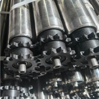 Nouvelle Ligne d'Assemblage Personnalisée à Rouleaux Motrices en Acier Inoxydable, Rouleau Non Motorisé à Pignon Galvanisé