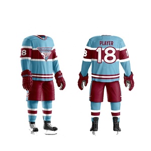 Jersey de Hockey sobre Hielo Personalizado para Hombre, Sublimado, 100% Poliéster, Uniforme de Hockey OEM, PIHA SPORTS PS-ICH-7, Gran Venta - Product Image 5