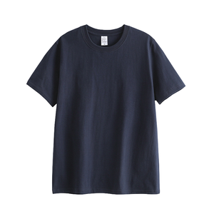 Premium 270gsm Heavyweight 100% Coton T-Shirt 3D Tricot Tubulaire avec Côtés Sans Couture Loose Fit Blank Design - Product Image 1