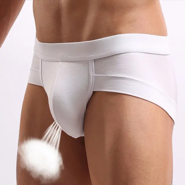 Sexy brand men's underwear calzoncillos hombre slip male modal panties male underpants ropa interior hombre man U convex man