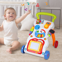 Jouets multifonctionnels pour l'éducation précoce, activité d'apprentissage, poussette pour bébé avec musique et lumière