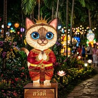 Décoration interactive de lanternes pour parc d'attractions Vivid, pour le Nouvel An, utilisation intérieure/extérieure, spectacle de lumière pour parc à thème