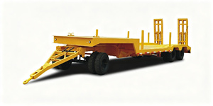 Remolque <span class=keywords><strong>de</strong></span> Plataforma Completa TANDA Personalizado con Barra <span class=keywords><strong>de</strong></span> Remolque, Capacidad <span class=keywords><strong>de</strong></span> 40 Toneladas, 2 Ejes, 8 Ruedas - Product Image 5