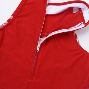 Ensemble haut sans manches à fermeture éclair et jupe plissée pour enfants, <span class=keywords><strong>costume</strong></span> de scène scolaire, performance, cosplay, fête, pom-pom girl pour filles - Product Image 5