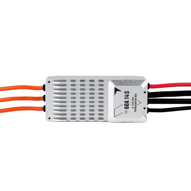 T-MOTOR V60A 14S Brushless ESC 60A High Voltage for Industrial VTOL Mapping Drone IP55 Waterproof Efficient Propulsion System