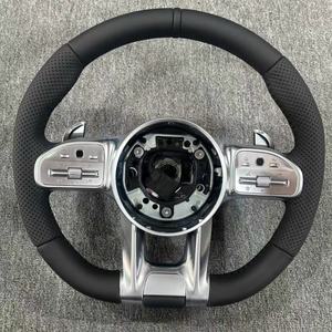 Volante de cuero personalizado para Mercedes-Benz E S C <span class=keywords><strong>G</strong></span>-Class W205 W204 W207 W218 W212 elegante - Product Image 6